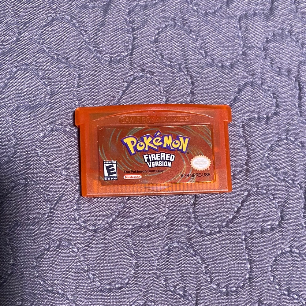 Nintendo Pokémon FireRed Game Cartridge - Orange
